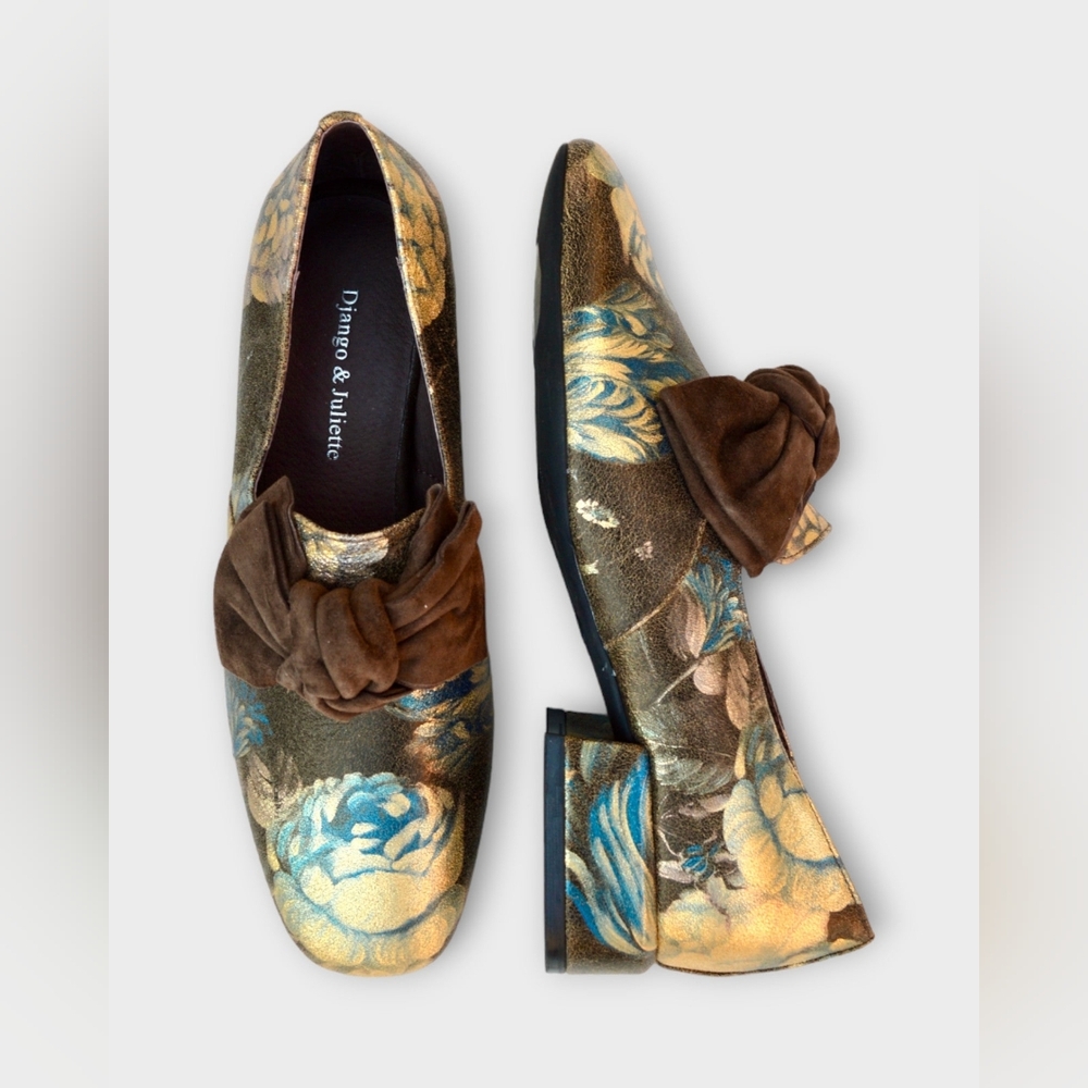 Django & Juliette Varva Bow Loafers size 39 - Picture 11 of 11